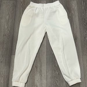 White Ci Sono sweatpants